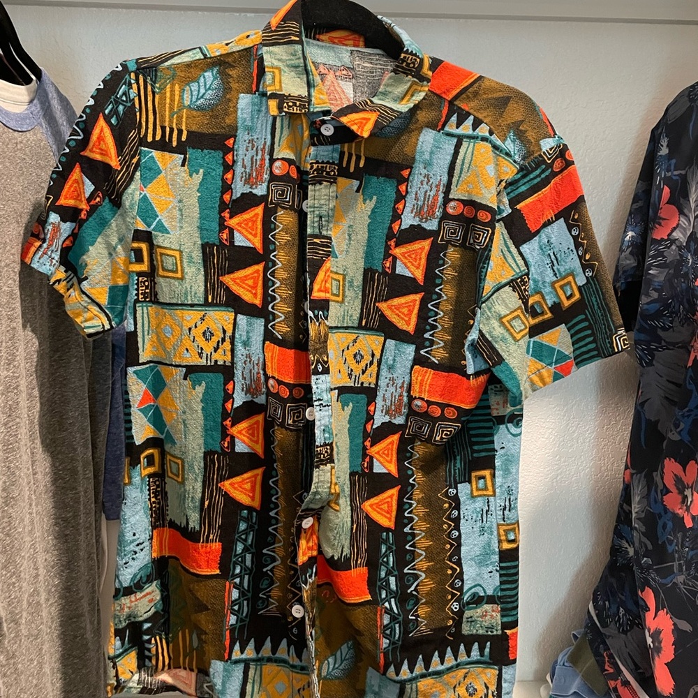 Fun Button Up Short Sleeve